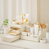 1PCS Cosmetic Organizer with Clear Drawer Countertop Organizer for Cosmetics, Lotion, Lipstick - Ideal for Dressers or Bathrooms 1