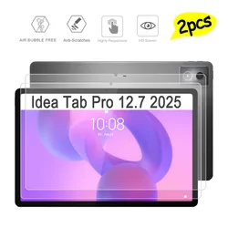 Premium Tempered Glass Screen Protector, Hard Scratch - Proof, HD Clarity, Pack of 2 (2P - Idea Tab Pro 12.7)