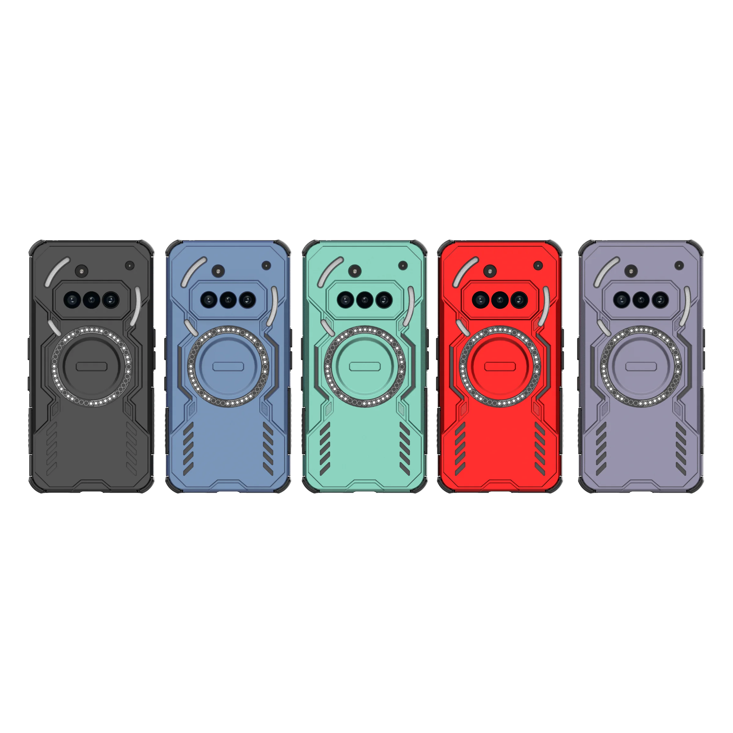 Sleek Heat Dissipation Magnetic Shockproof Case with Matte Finish