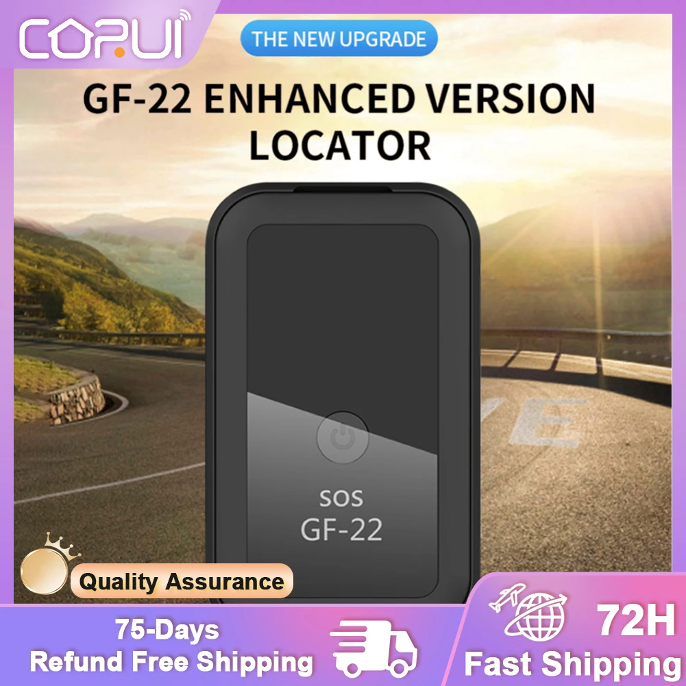 Gf22 Gps Tracker Multifunctional Tracking Device Global Position Anti