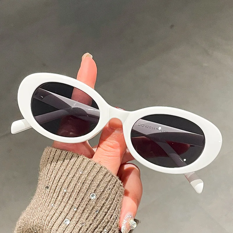 Luxury Brand Designer Oval Sunglasses Women For Men 2024 Fashion