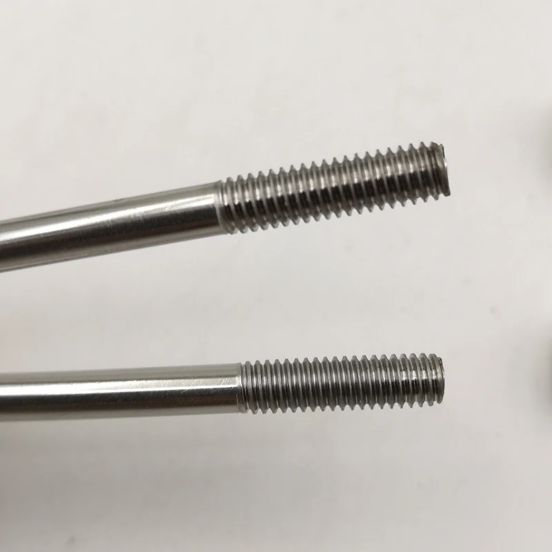 40 Pieces A Lots 8G Diameter 4.0mm Material 304 Stainless Steel Lighting Sliver Color Straight Pull Motorcycle Wheel Spokes