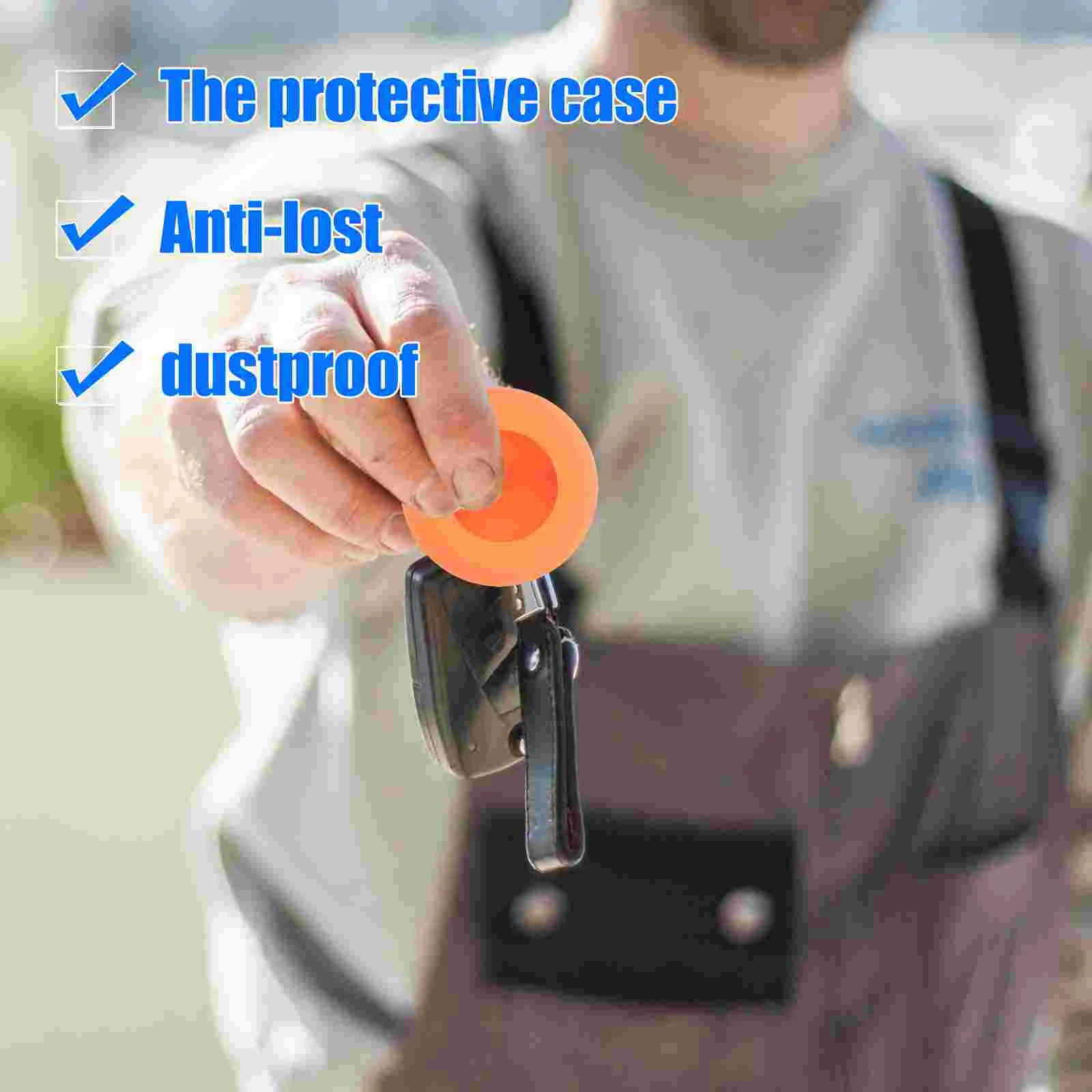 

Silicone Case Labels Anti Lost Key Protective Cover Dog Collar Holder Silica Gel Pet Supplies