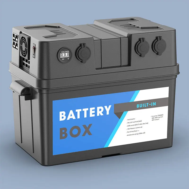 Batterie kasten Dual-USB-Anschlüsse Troll ing Motor Batterie