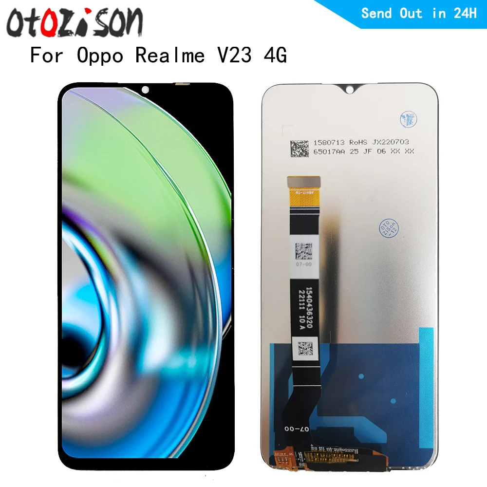 

6.58" IPS Screen For Oppo Realme V23 4G 2022 LCD Display Screen Touch Panel Digitizer With Frame Assembly