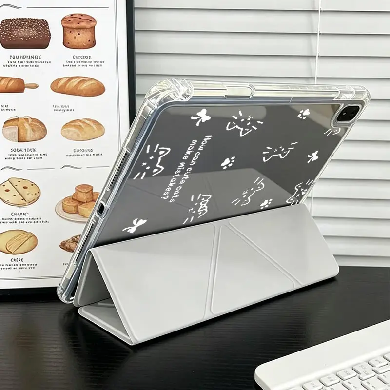 Versatile Multi-Angle Folding Tablet Case - 11 to 12.1 Inch