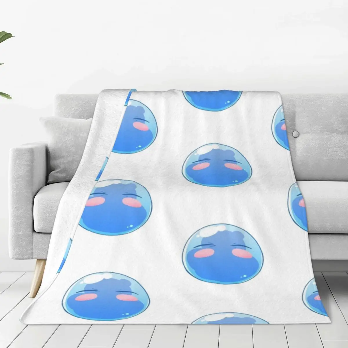 

Фланелевое Одеяло Rimuru Tempest, качественное мягкое прочное постельное белье Kawaii Smile, зимнее дорожное кресло с самолетом, новинка, покрывало