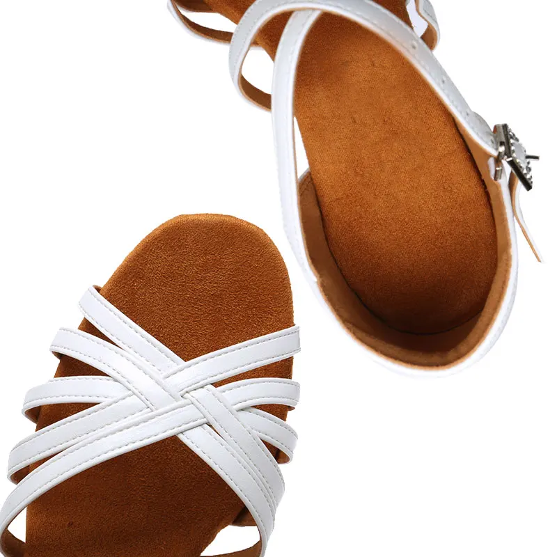 Diplip Girl's Dance Shoes Low Heel Latin Dance Shoes Ballroom Dancing Shoes Professional Tango Sandals Dance Shoes Latin Woman