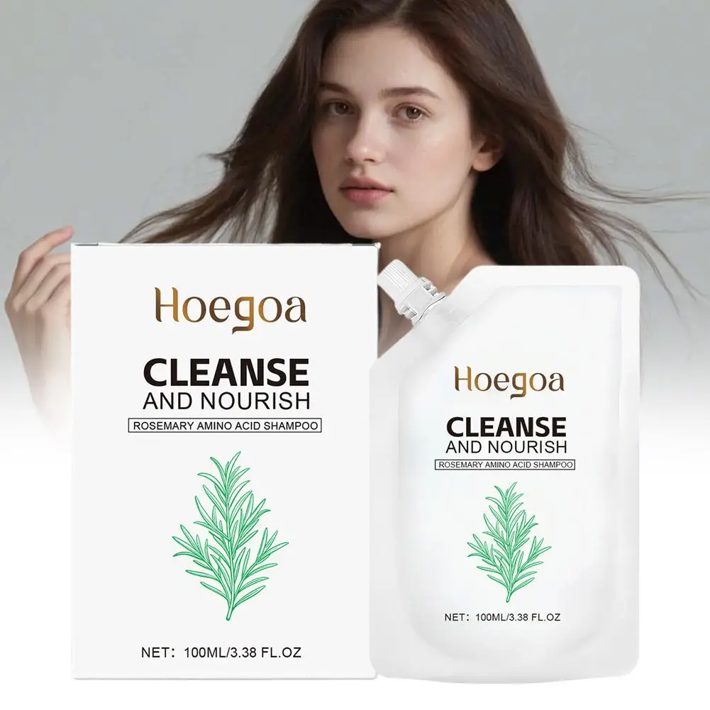 Shampoo Nero al Ganoderma e Polygonum Multiflorum con Ginseng, Riparatore ed Idratante per Capelli Morbidi e Lisci, Cura del Cuoio Capelluto 100ml/300ml - immagine 3