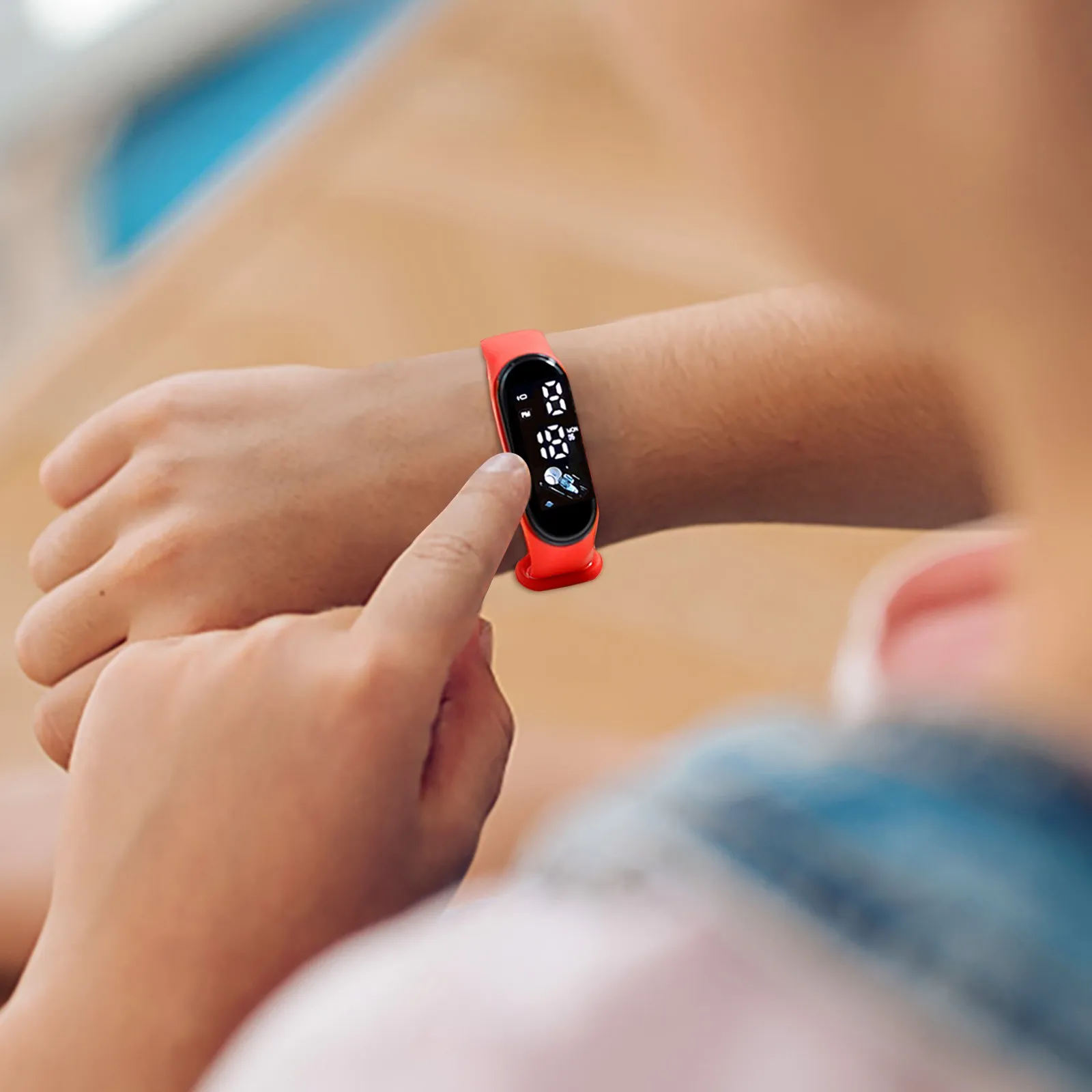Children'S Sports Watch Love Style Cartoon Watch Outdoor Bracelet Life Waterproof Electronic Watch Child’S Watches Birthday Gift 5