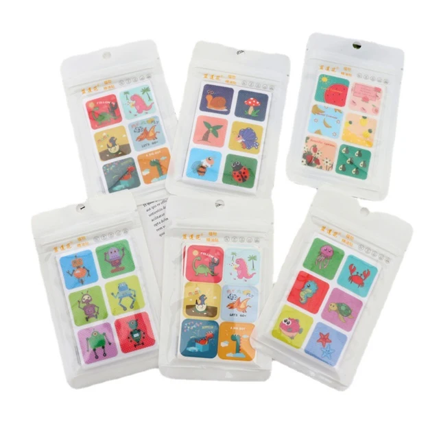 72/60/36/24Db Nyári Kültéri Szúnyogtaszító Tapasz Természetes Nem Toxikus Szériaellenes Matrica Gyermekek Számára Felnőtt Véletlenszerű Minta - Image 6