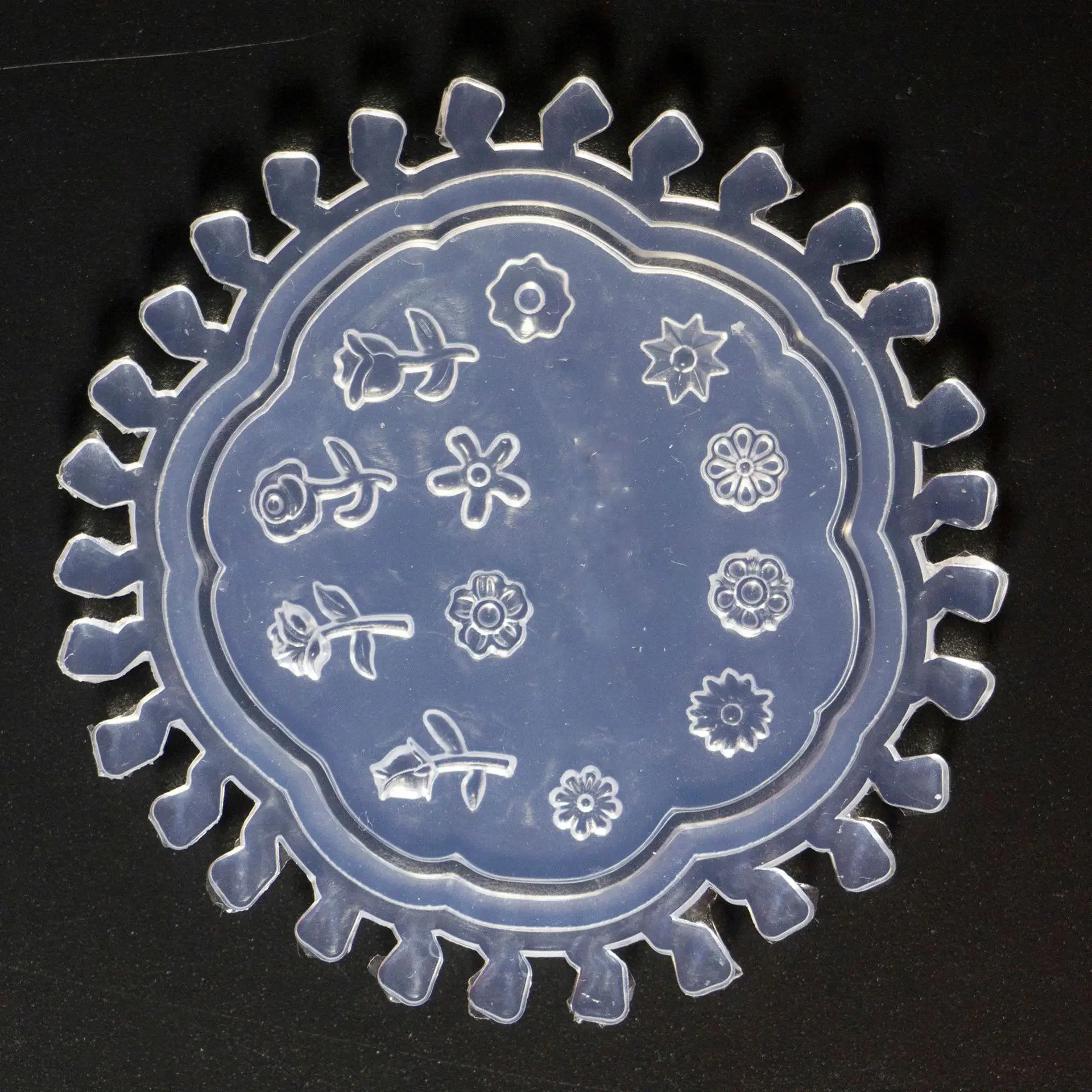 Stampi in argilla polimerica, 4 stampi in silicone per argilla, fiori, farfalle, rose e foglie, stampi riutilizzabili per la creazione di gioielli ad alta temperatura, stampi per orecchini con
