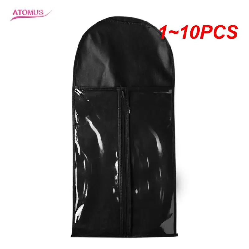 

1~10PCS New Polyester Hair Hanger With One Hair Storage Bag Double-sided Design Hair Kit Dust Protection Better Hair