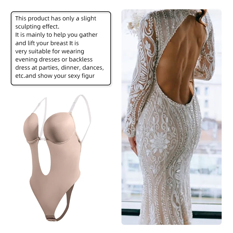Corset Large Size Underwear Retracted Tight Wedding Evening Dress Backless  Shapewear Sexy Body Shapers Sling One Piece Bodysuit - AliExpress