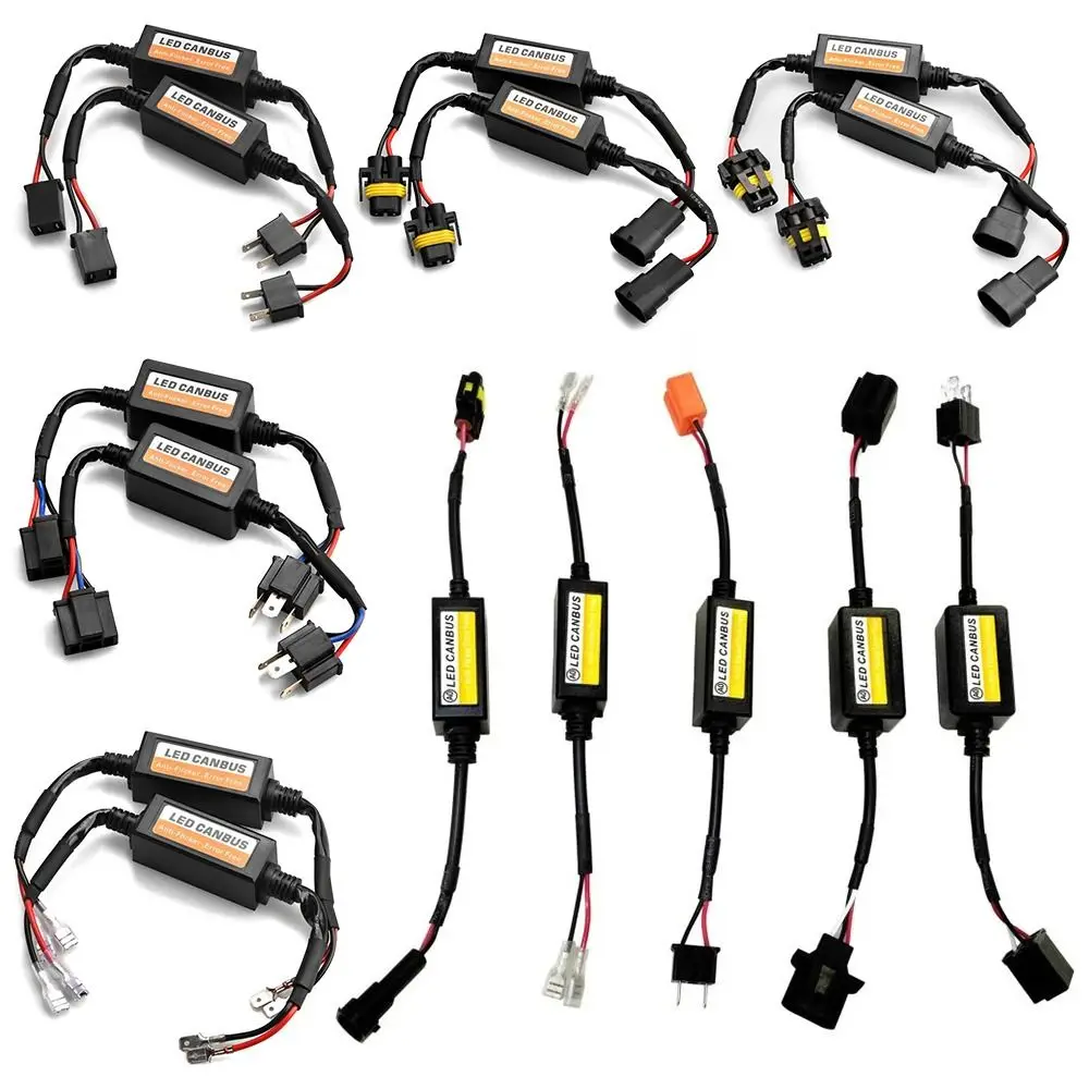 Kit 2 Décodeurs Canbus LED H7 Anti-Scintillement - Facile à Installer