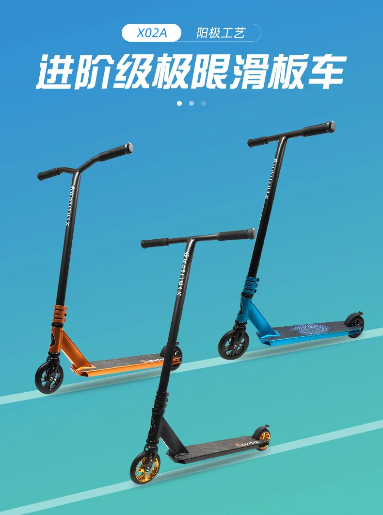 YOLEO Stunt Scooter - Monopattino Freestyle Per Bambini E Adulti, Ruote 100mm - Foto 8