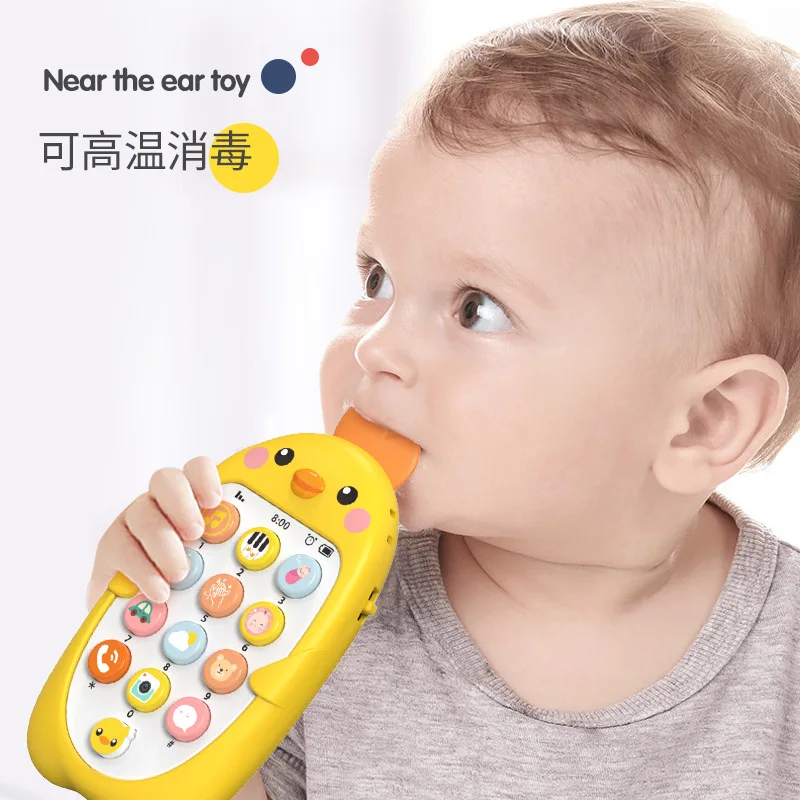 Baby Phone Toys with Musical LED Light Sound Teething Mobile Phone Toy Early Educational for Babies Play and Learn for Toddlers 2
