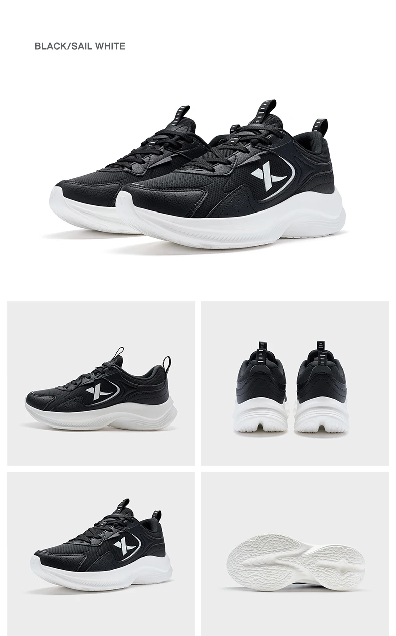 Xtep احذية الجري النساء عدم الانزلاق أحذية ناعمة خفيفة الوزن تنفس توسيد التدريب المرأة أحذية رياضية 877418110023