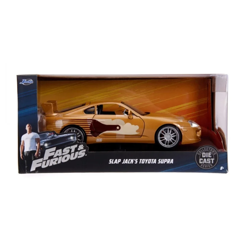 1:24ワイスピ SLAP JACK&#39;S TOYOTA SUPRA Slap Jack's Toyota Supra Gold 