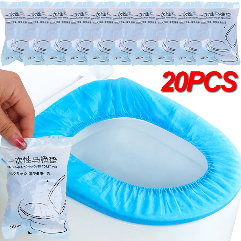 Toilet Seat Cover Toilet Mat Disposable Non-woven Fabric Waterproof Paper Pads