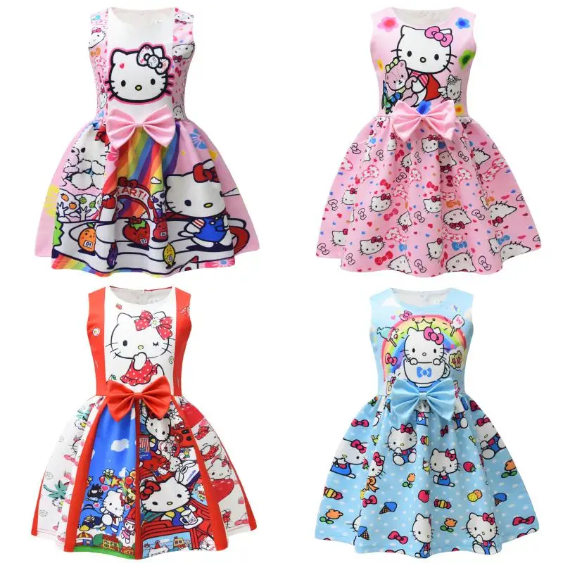 

Юбка hellokitty девочка kitcat аниме серия 9 стилей на выбор модные кавайные милые новые платья подарок на день рождения Sweetcute style