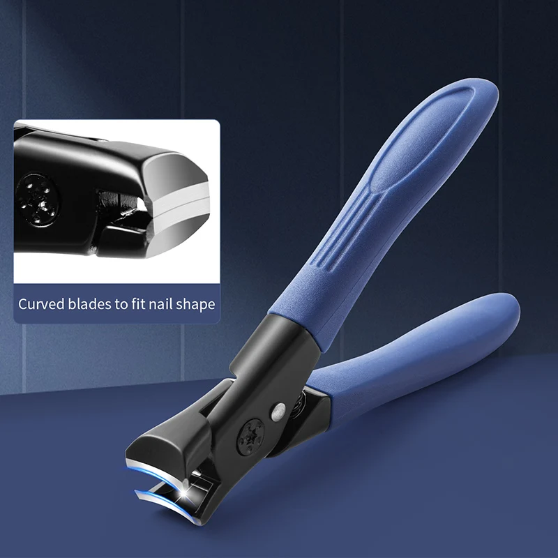 Large Opening Nail Clippers Gray Nail Trimmer Thick Nails for the Elderly Individual Household Nail Clippers Durable Manicure 5