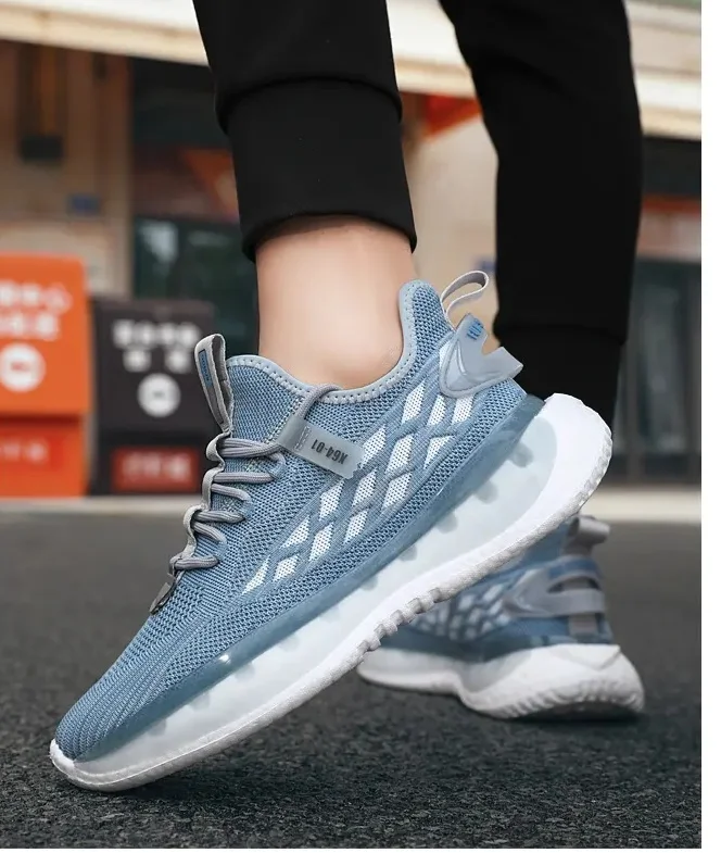 Scarpe da tennis Scarpe da basket Scarpe da ginnastica Suola in gomma Tessuto Scarpe da ginnastica imbottite leggere e traspiranti_voghion.com