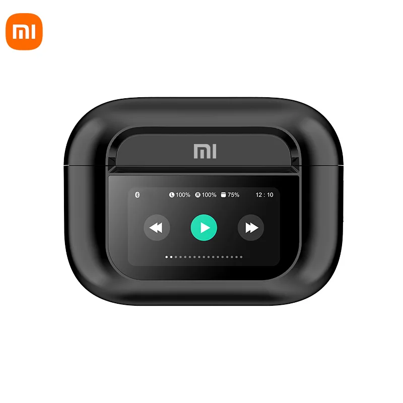 thumbnail image 1 of Auriculares inalámbricos verdaderos Xiaomi TWS A9 Pro con pantalla táctil ANC y Bluetooth 5.3, auriculares con cancelación de ruido, auriculares deportivos de larga duración, 1 of 5