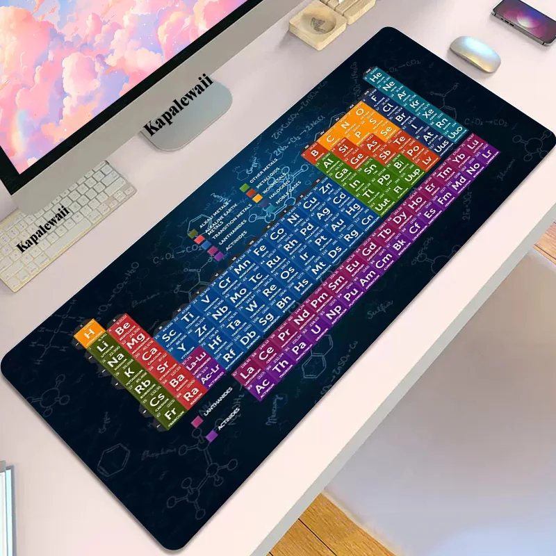 

Periodic Table Mouse Pad Gaming Laptop Game Mouse Mat Office Mousepad Computer коврик для мыши Large Desk Mat Speed Keyboard Pad