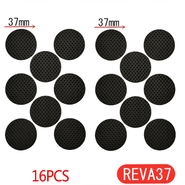 Furniture Leg Rug Anti Scratch Floor Protectors Chair Table Foot Covers Anti Slip Furniture Chair Leg Caps Black Self Adhesive REVA37x2