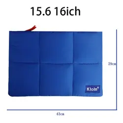 Sleek Shockproof Cotton Laptop Handbag with Crossbody Strap - 13.3 14inch (No shoulder straps)