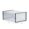 Plastic Shoes Case Transparent Stackable Front Lid Drawer Shoes Organizer Dustproof Moisture-Proof Storage Box Home Supplies 6