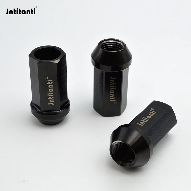 

Jntitanti Gr.5 titanium Light and high strength cone seat open end wheel rim nut M12*1.5*45mm forToyoto,Mazda,Honda,Acura,Scion