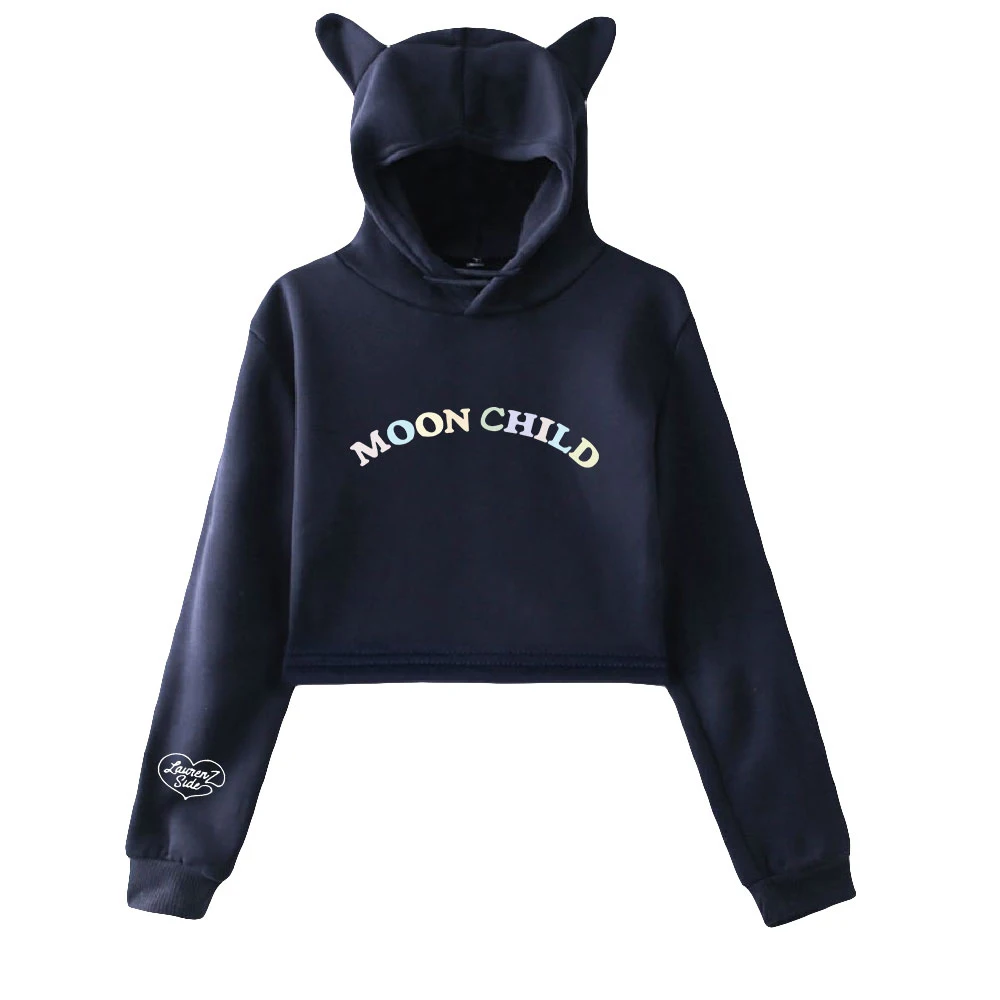 BSLNXNMA LaurenzSide 2D print Cat Hoodies for Women summer trendy Hoodies Sweatshirt Sexy cat hooded
