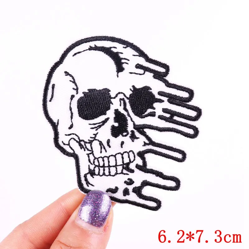 Fiercely Animal Patch DIY Eisen auf Patches für Kleidung Horror Punk bestickte Patches auf Kleidung Jacken Nähen Stickerei Aufkleber – Detail 21