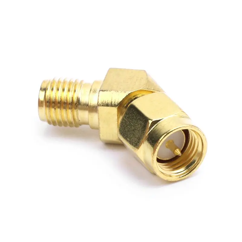 

SMA Male To SMA Female 45°135°Bevel Adapter Connector For FPV Goggle Antenna