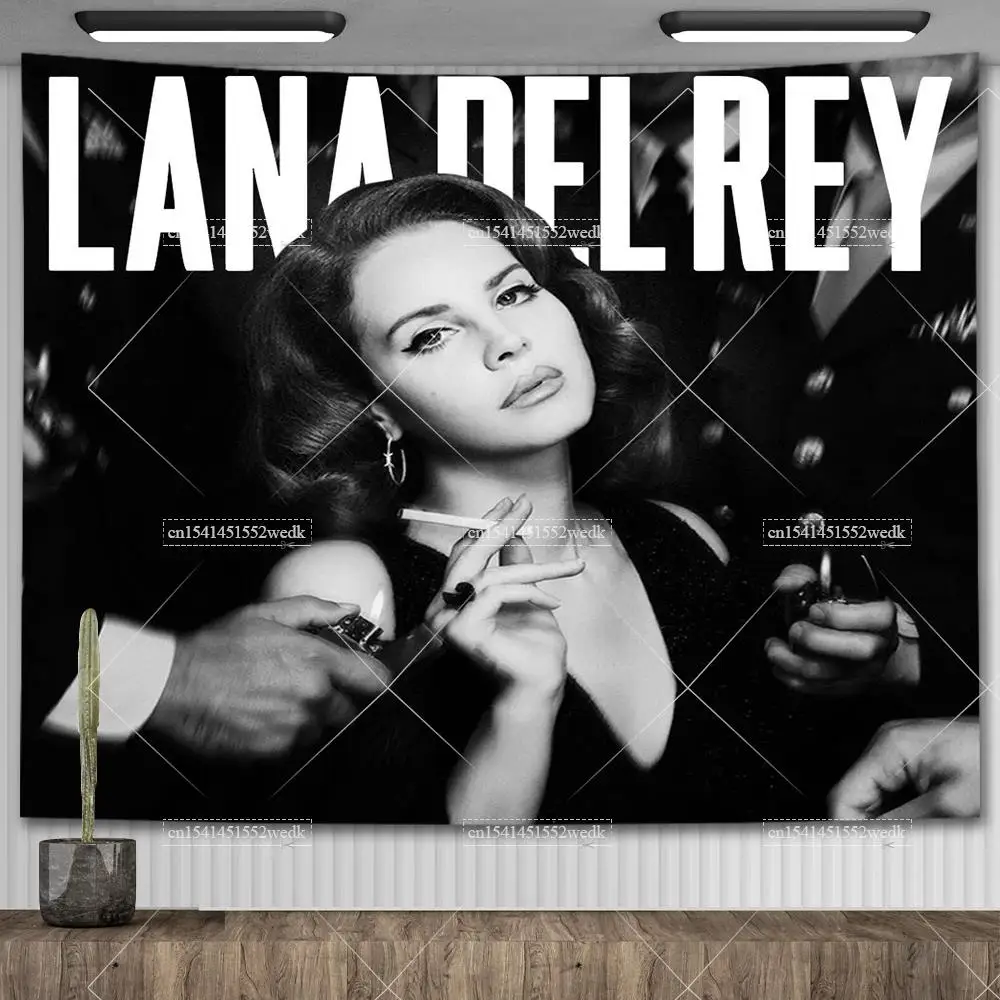 Lana Del Rey Save America Again 국기 벽 장식 태피스트리 방 장식, 미적인 가정 및 정원 배너 밈 태피스트리