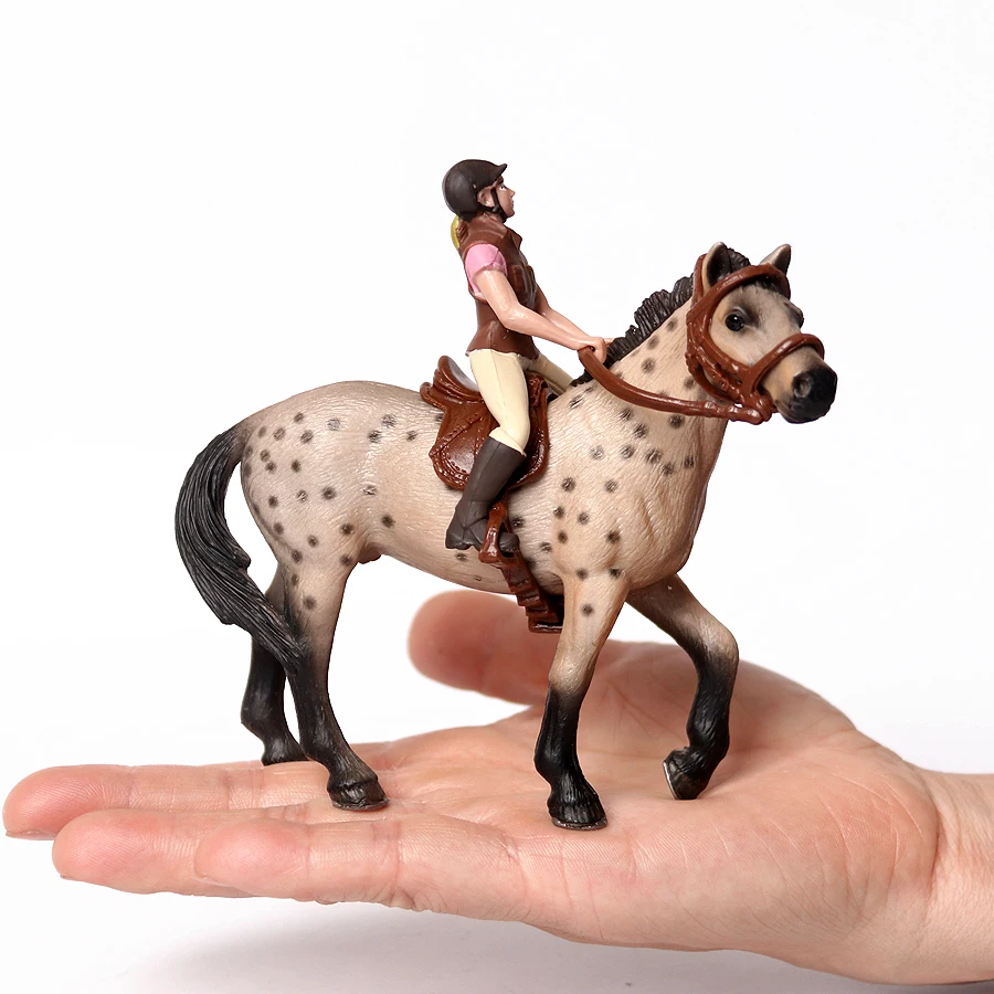 Horse Playset Animal Figurines - Equestrian Adventure Toy Set