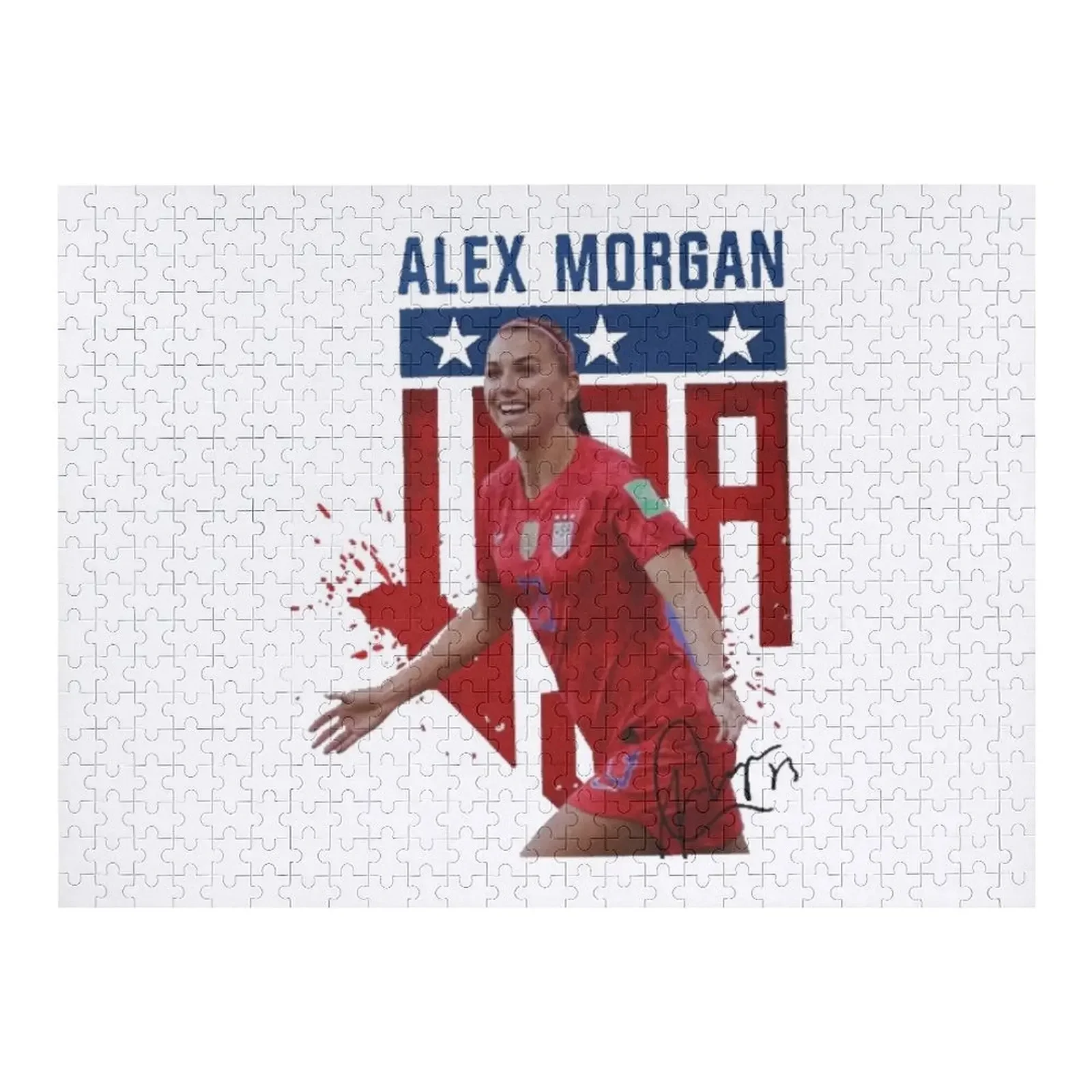 Funny Gifts Morgan Soccer Women Celebration Gift For Everyone Jigsaw Puzzle Customized Kids Gift Custom Wood Puzzle