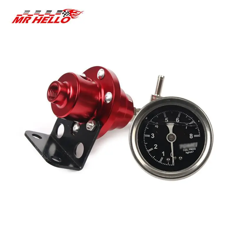 Automobile modified universal TOMEi Fuel Pressure Regulator adjustable fuel pressure regulating valve / fuel booster / pressure regulator with gauge