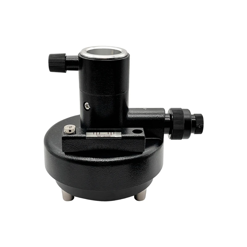 

THREE-JAW TRIBRACH ADAPTER WITH OPTICAL PLUMMET COMPATIBLE LONG LEVELER FOR PRISM TOTAL STATIONS BLACK YELLOW GRAY