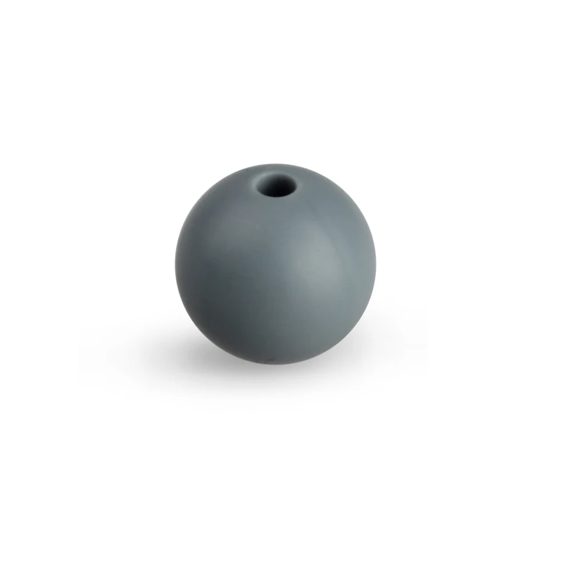 20/50/100pcs/Lot 9MM Silicone Round Beads Pacifier Chain For Jewelry Making Spacer Bead DIY Pacifier Clip Necklace Chewable