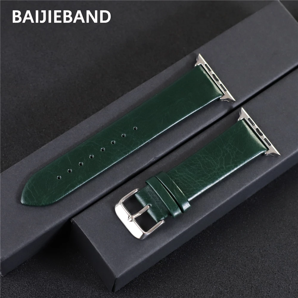 حزام جلد ناعم لساعة أبل ، سوار لساعة iWatch 6 ، 5...