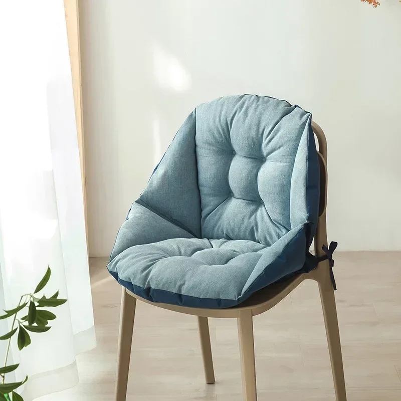 Plush Thickened Warm Dining Chair Cushion, Office Cushion, Integrated Computer Chair Cushion, Student Cushion, 1 Pc 3