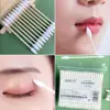 100Pcs Natural Cotton Double Pointed Cotton Buds Double Precision Tips Cleaning Narrow Areas Bamboo Disposable Cleaning Sticks 5