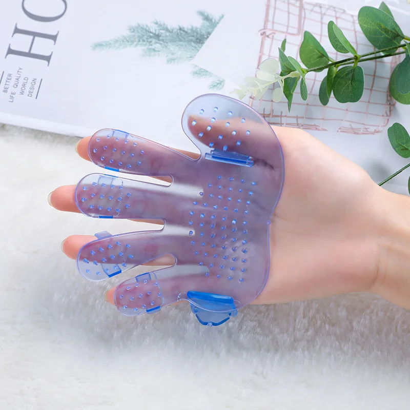 Dogs Grooming Gloves Brush Cat Grooming Glove for Cat Dog Hair Remover Brush Dog Deshedding Clean Combs Back Massage Gloves Pets