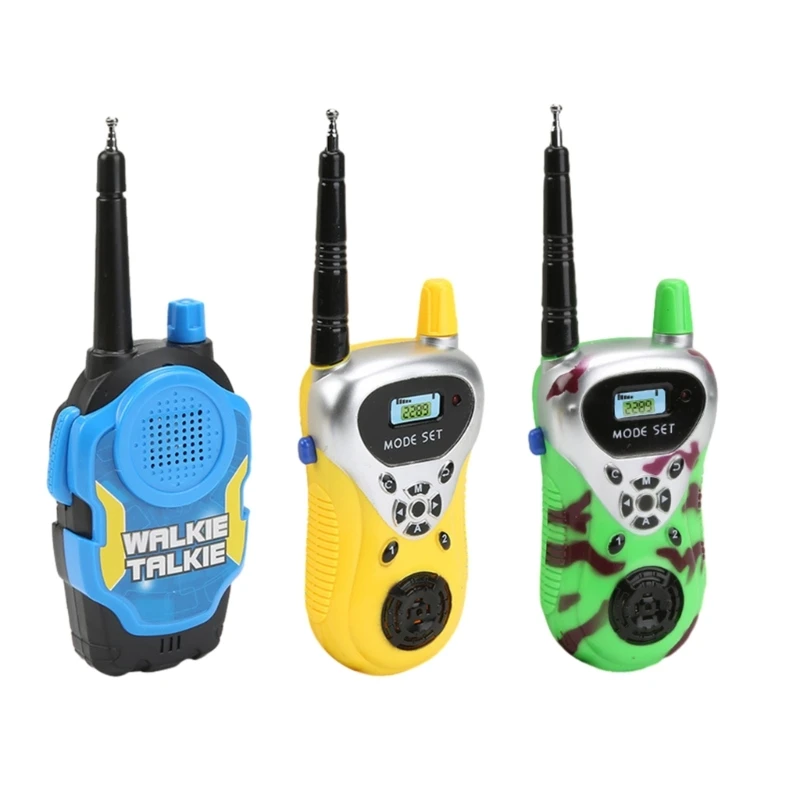 

2PCS Walkie Talkies Children Intercomes Two Way Radios Communication Device Toy