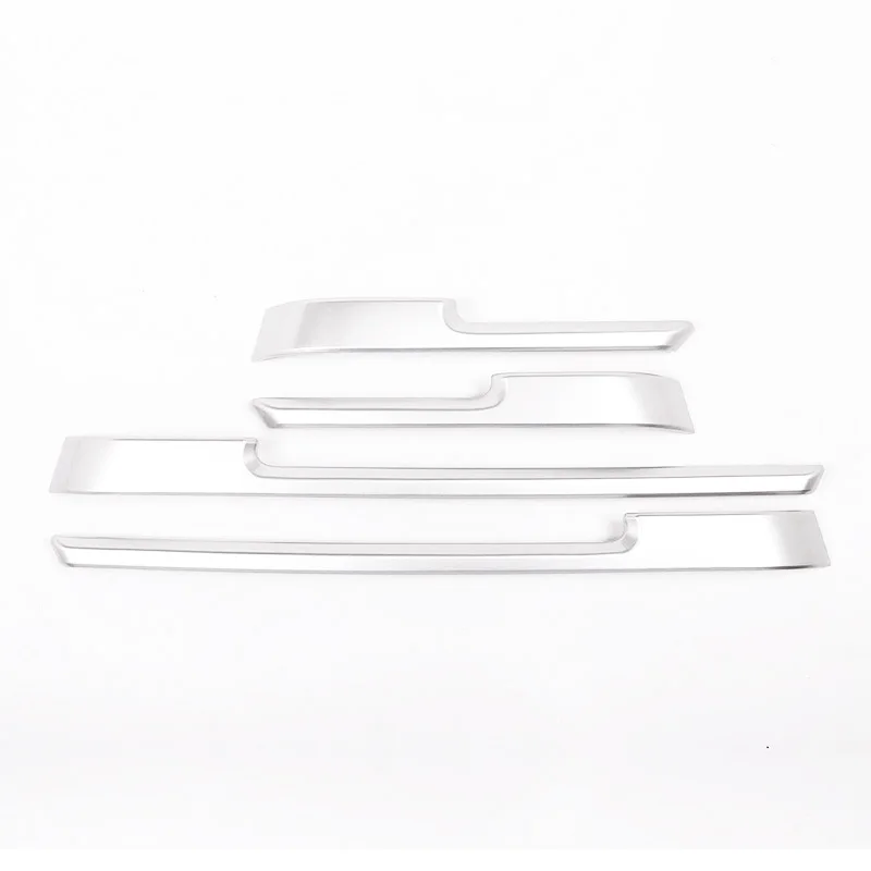

ABS Car Interior Door Decoration Strips Trim For Land Rover Range Rover L405 2014-2017 Car Accessories 4Pcs/Set