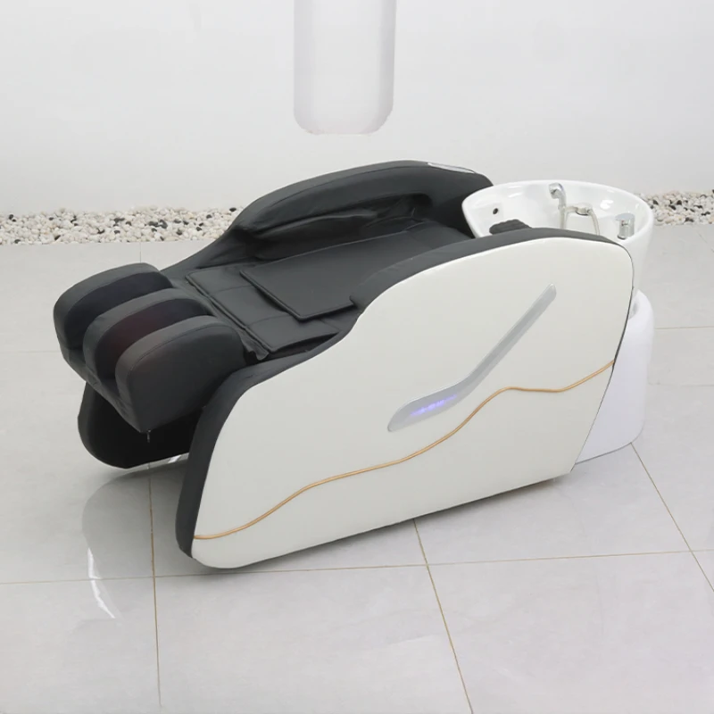 

Shaving Hairstyle Shampoo Chairs Treatment Makeup Massage Beauty Shampoo Chairs Cosmetic Coiffure Krzeslo Spa Furniture YX50SC