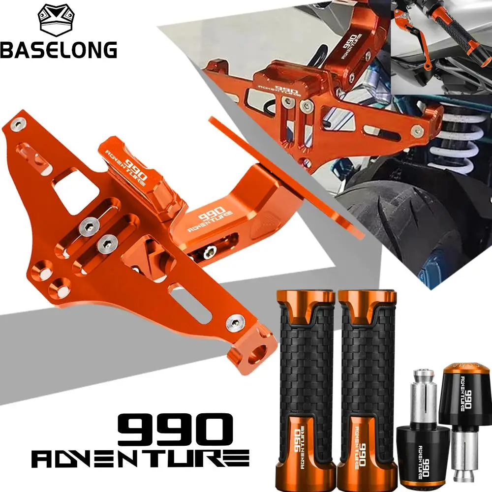 Per Ktm 990 Adventure R/S 990 Adventure 990Adv 2007-2024 2023 2022 Supporto Per Staffa Targa Per Moto Manopole Per Manubrio Estremità